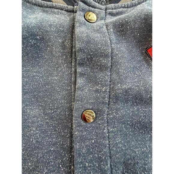 DC Comics Superman Mens XL Varsity Jacket Vintage Pockets Embroidered Logo - Picture 9 of 9
